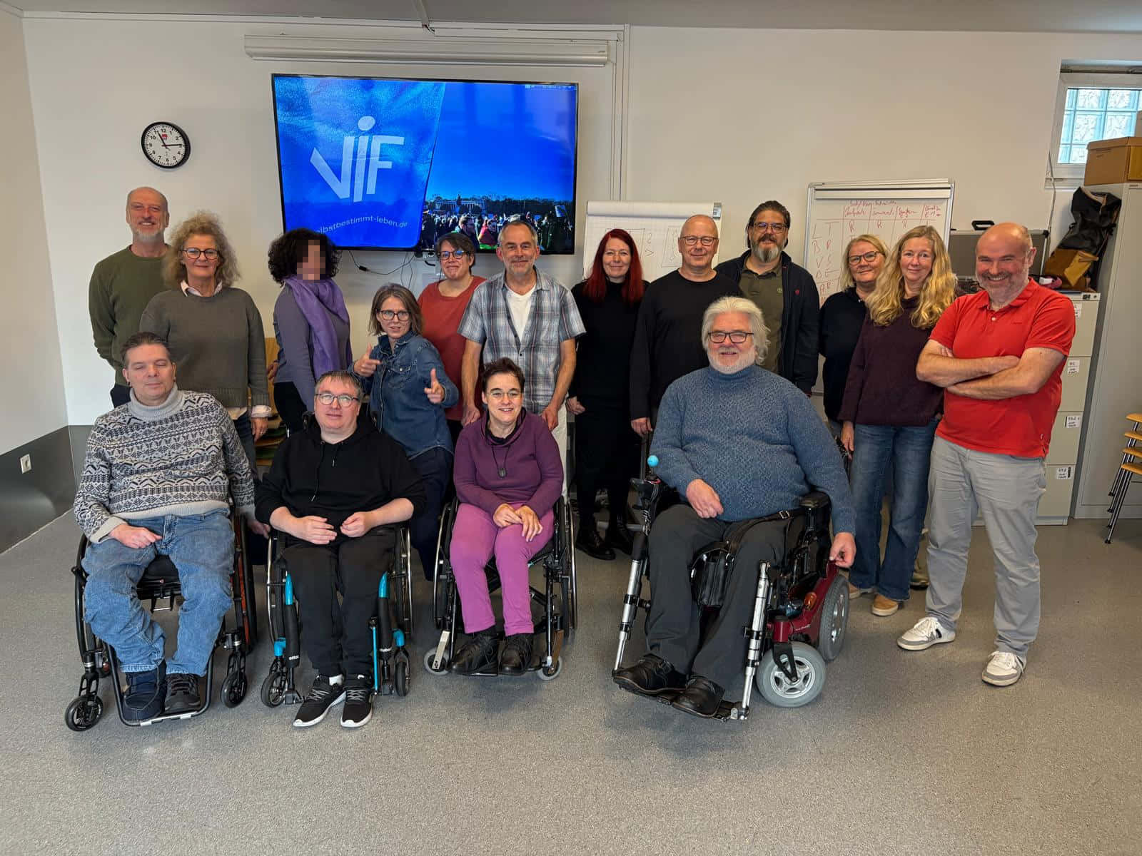 Meine Kolleginnen und Kollegen aus der VIF.